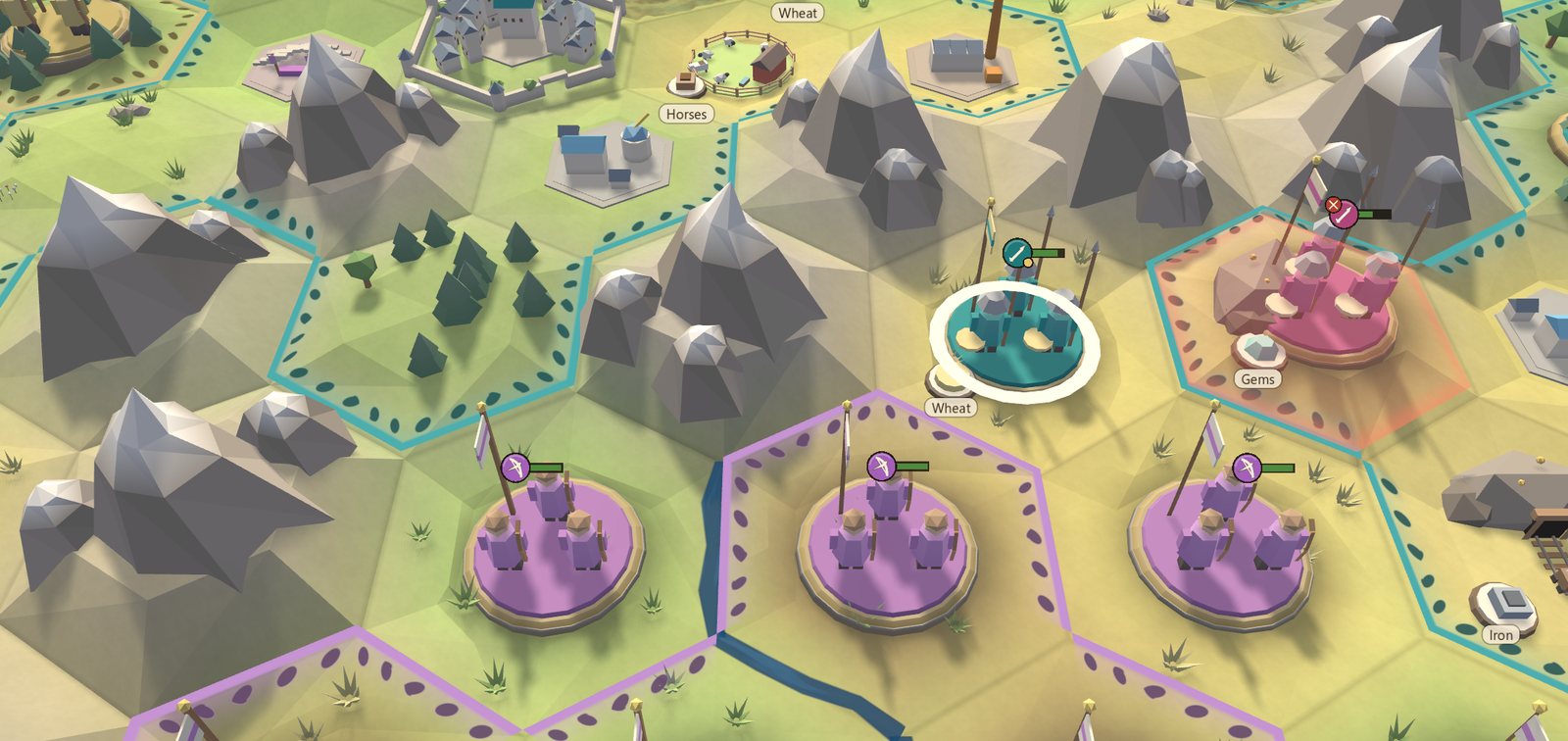 A rival army gathers on the border of a city